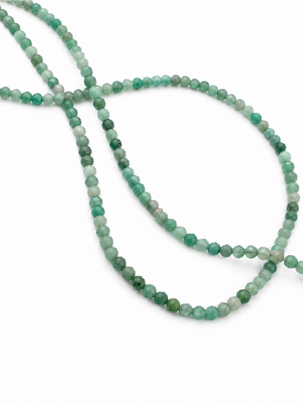 Emerald Beaded Bracelet/Anklet - Made to Order - Picture 4 of 4